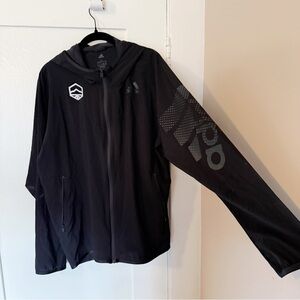 adidas x MLS Portland Timbers Black Lightweight Full-Zip Hooded Jacket